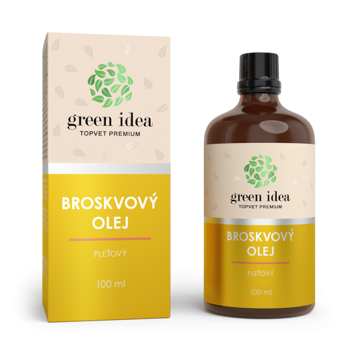 GREEN IDEA Broskvový pleťový olej 100 ml