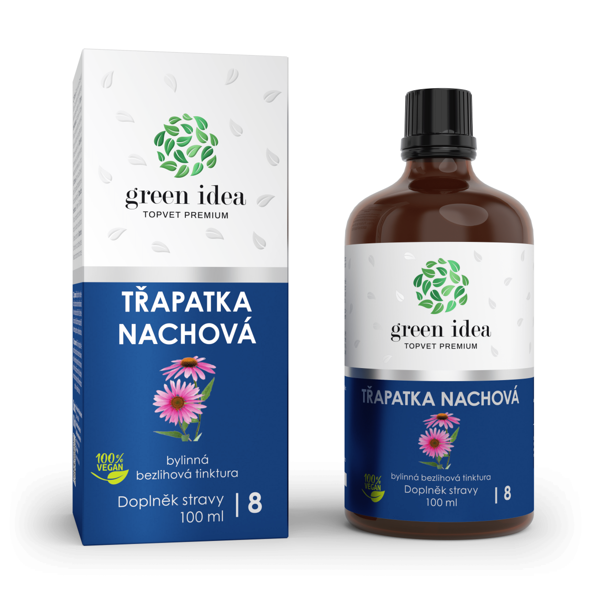 GREEN IDEA Echinacea - bezlihová tinktura 100 ml