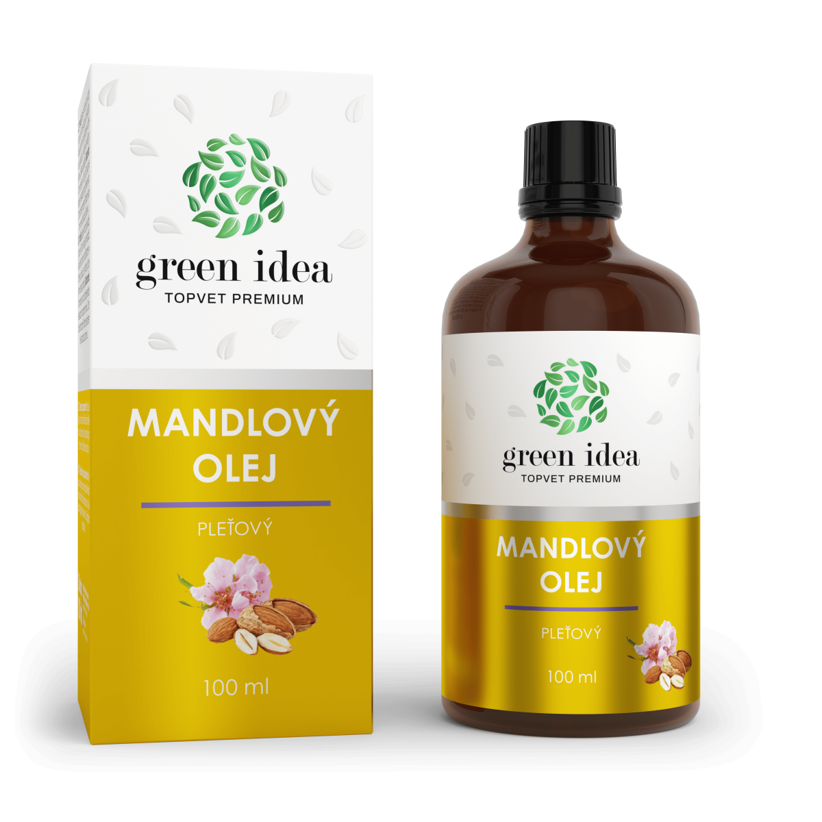 GREEN IDEA Mandlový pleťový olej 100 ml