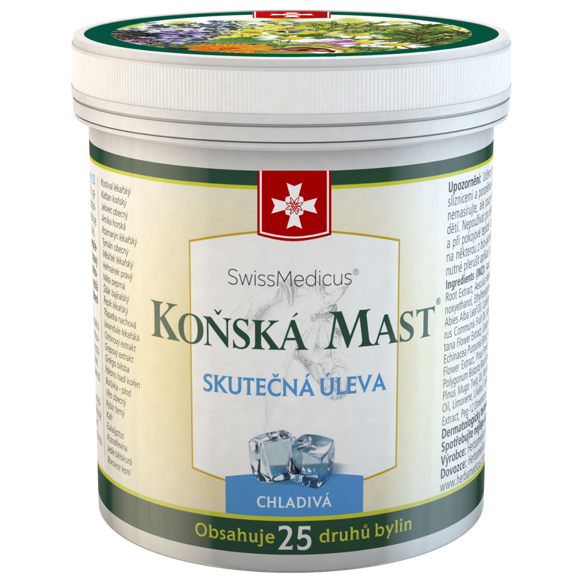 Koňská mast chladivá 250 ml