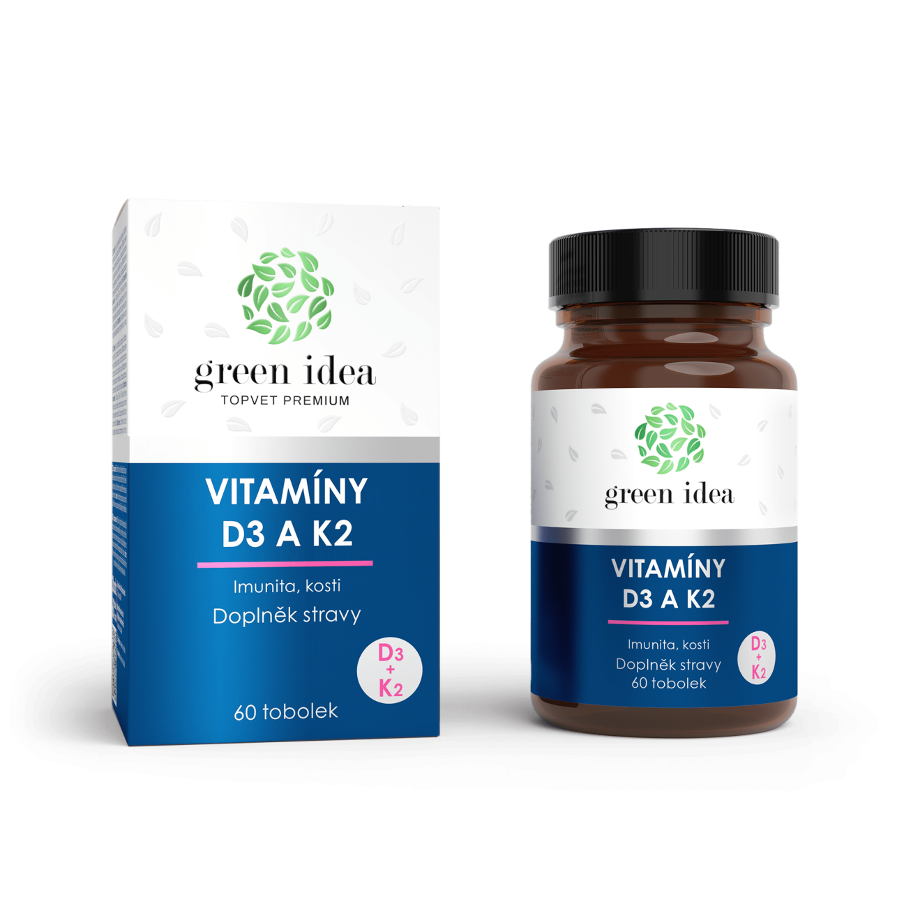 VITAMÍNY D3 a K2 - tobolky